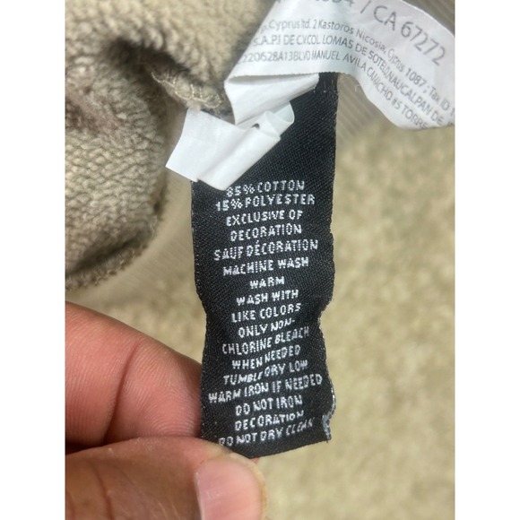 Pro Standard New York Knicks Cropped Hoodie Luxury Athletic Collection XL Cream - Picture 6 of 8